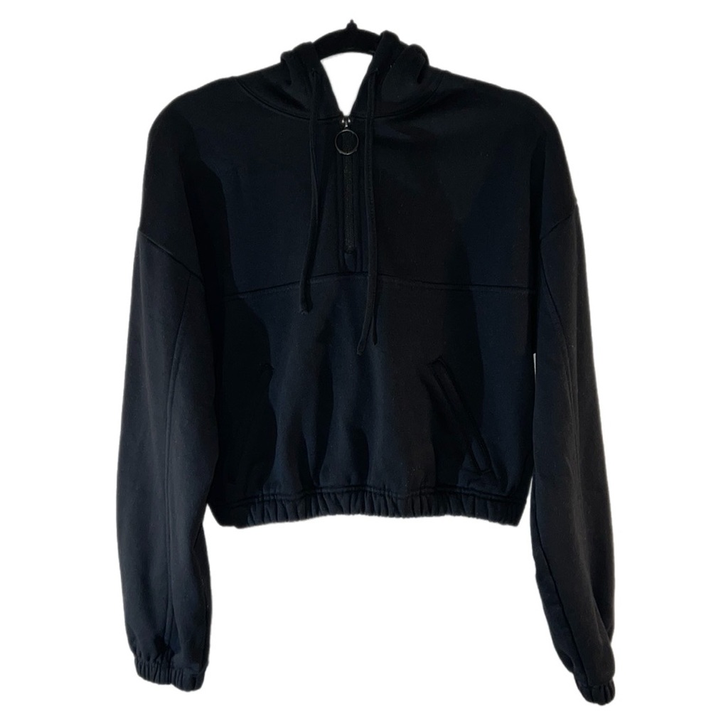 ALO Yoga Black Cowl Neck Sweater